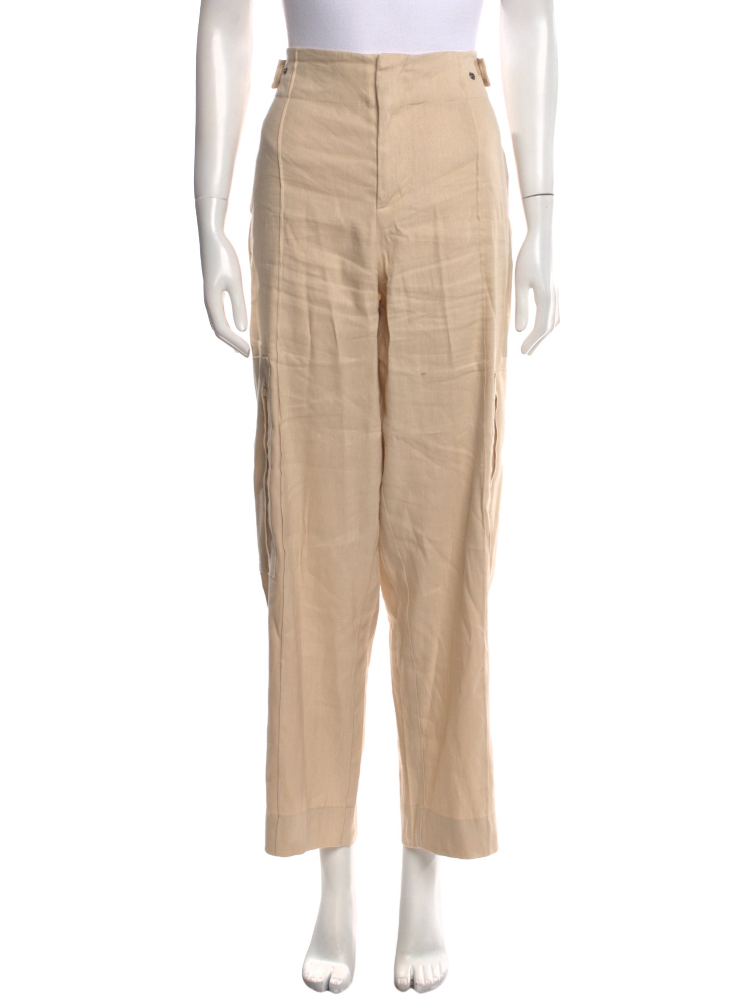 Jason Wu Linen Straight Leg Pants