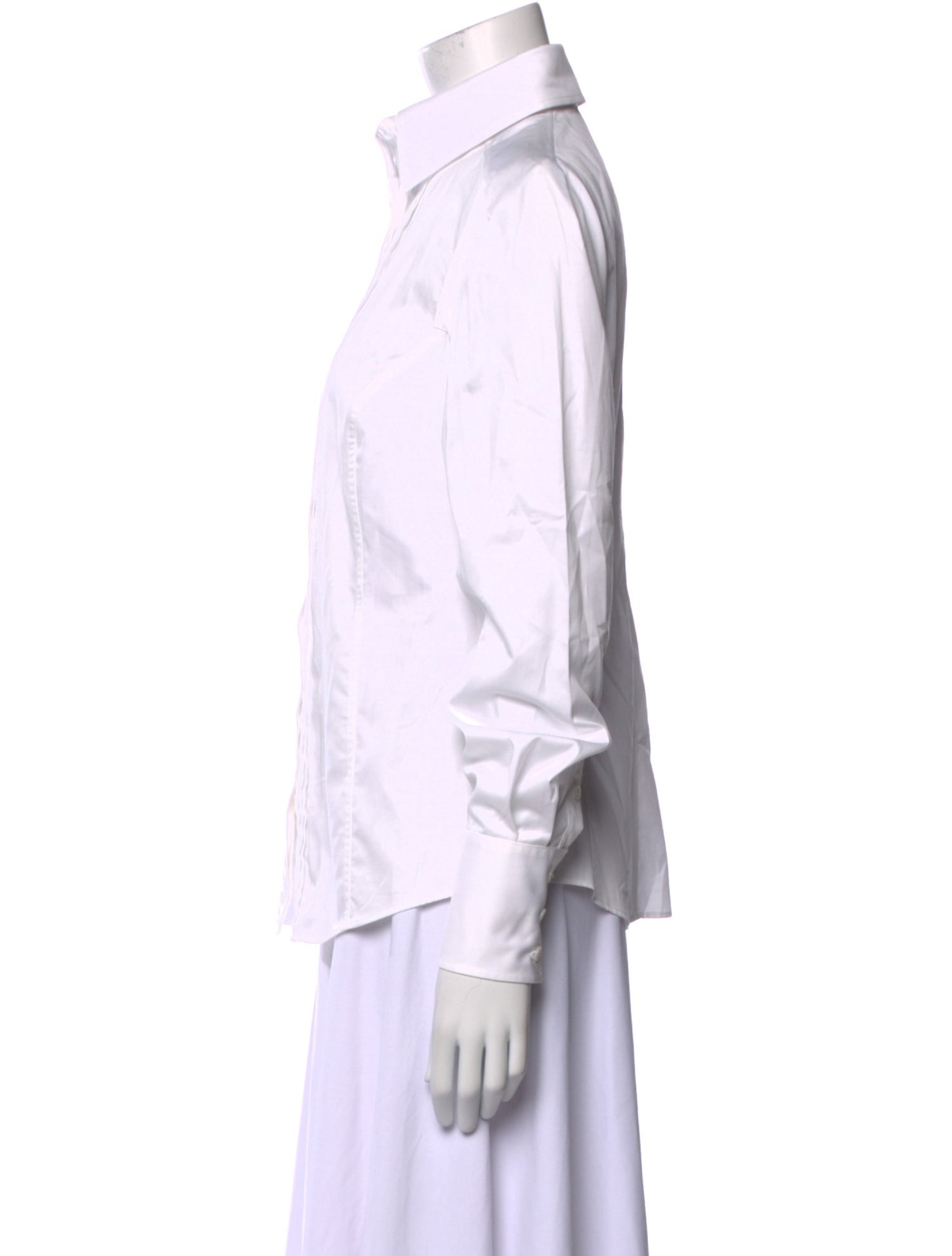 Jason Wu Long Sleeve Button-Up Top