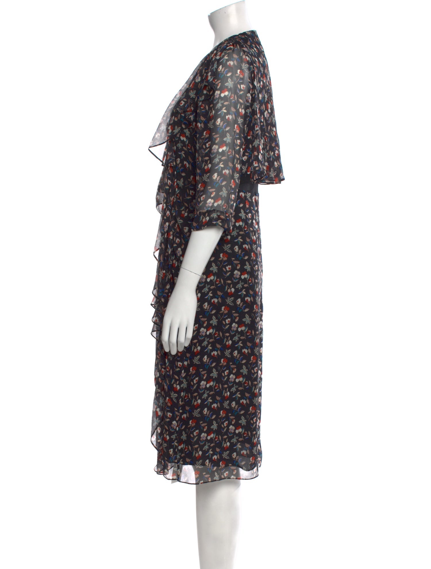 Jason Wu Silk Midi Length Dress