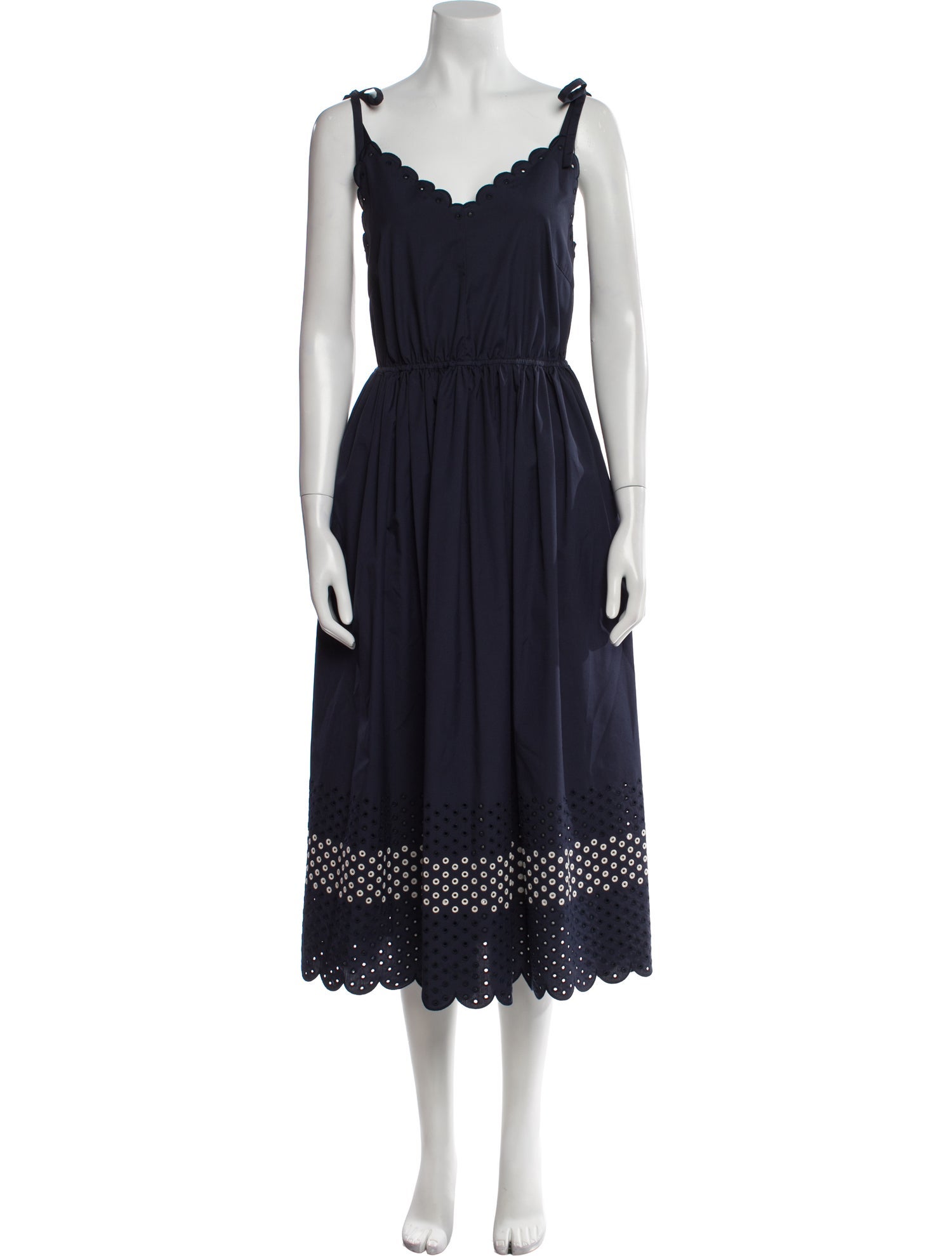 Jason Wu V-Neck Midi Length Dress