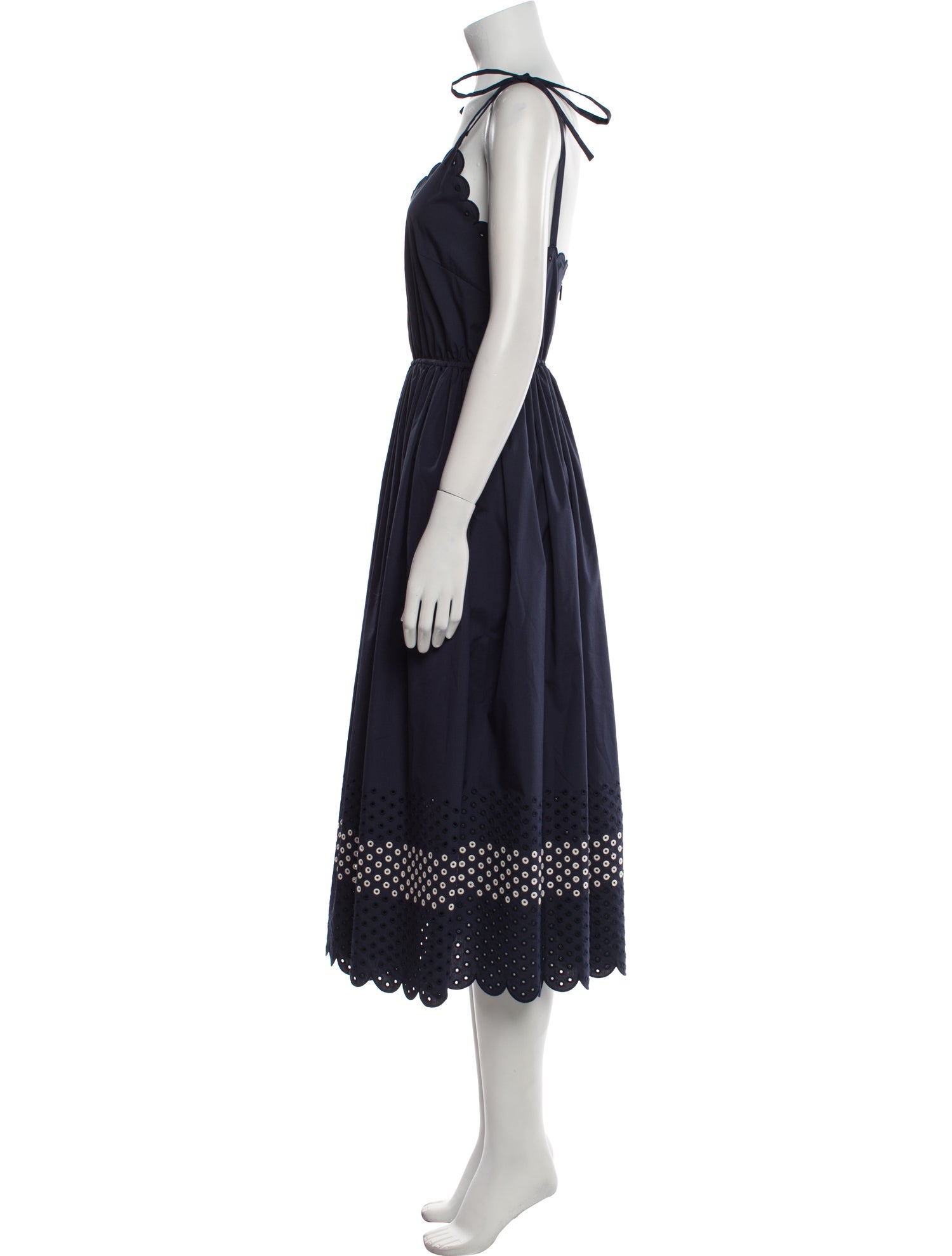 Jason Wu V-Neck Midi Length Dress