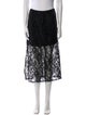 Jason Wu Lace Pattern Midi Length Skirt