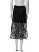 Jason Wu Lace Pattern Midi Length Skirt