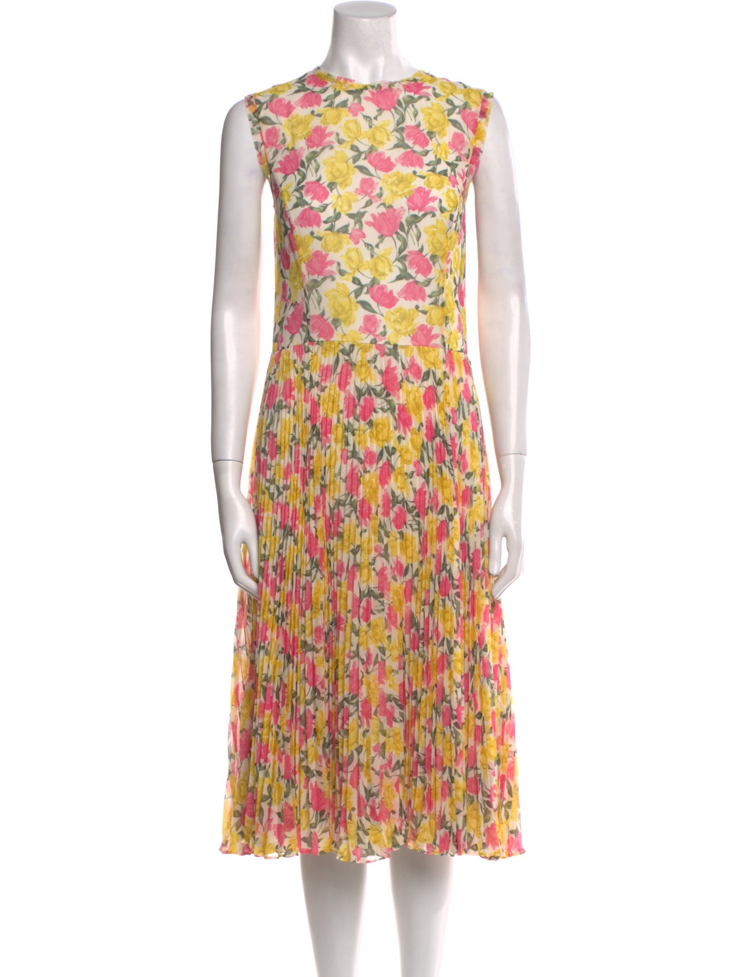 Jason Wu Floral Print Midi Length Dress