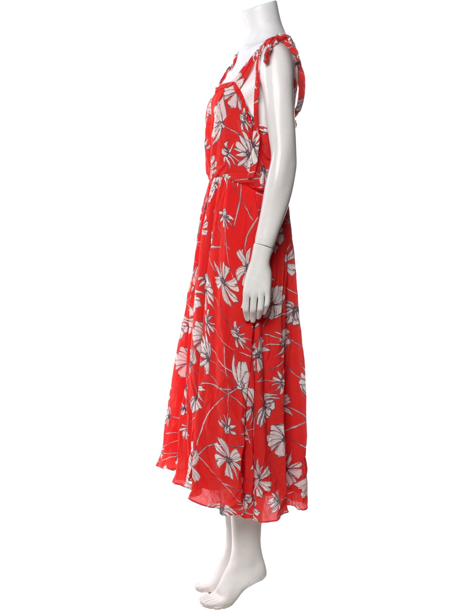Jason Wu Floral Print Long Dress