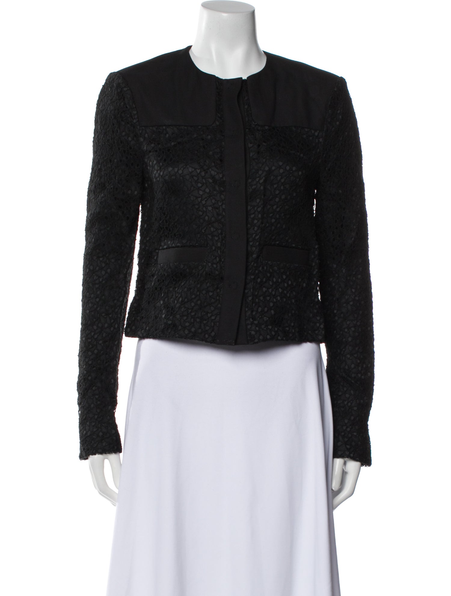 Jason Wu Tweed Pattern Evening Jacket