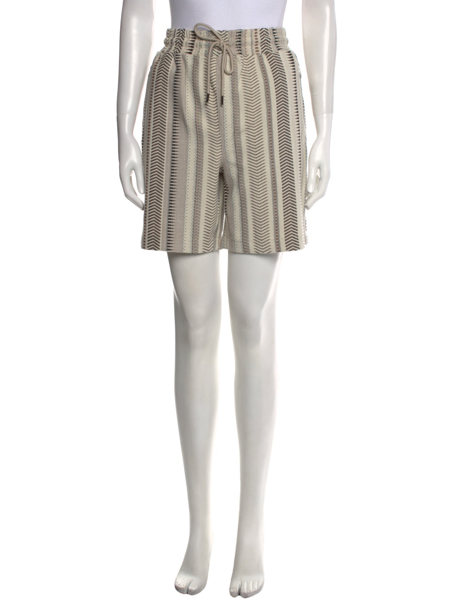 Jason Wu Striped Mini Shorts