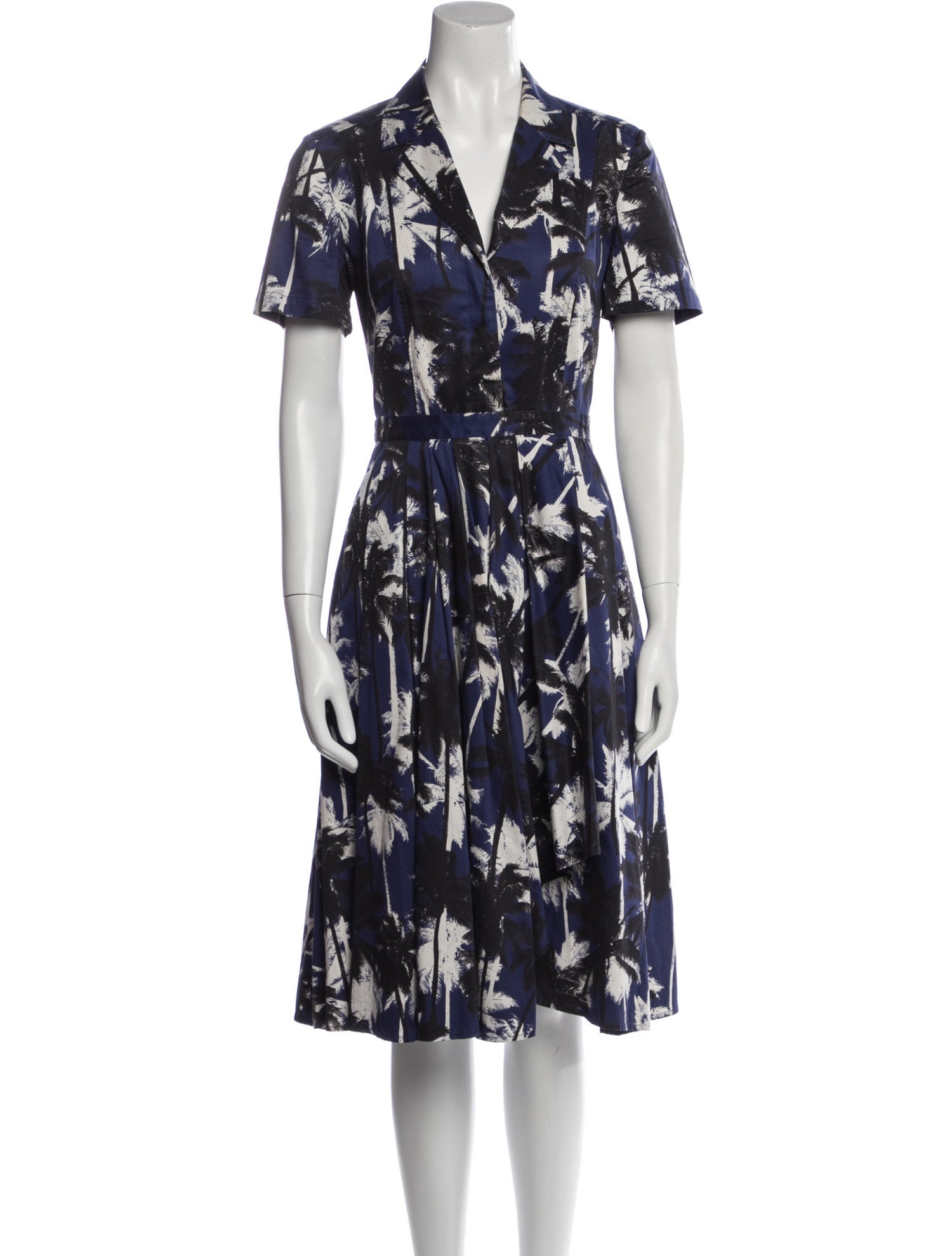 Jason Wu Floral Print Midi Length Dress