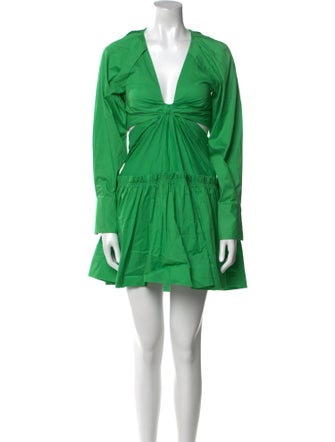 Jason Wu V-Neck Knee-Length Dress