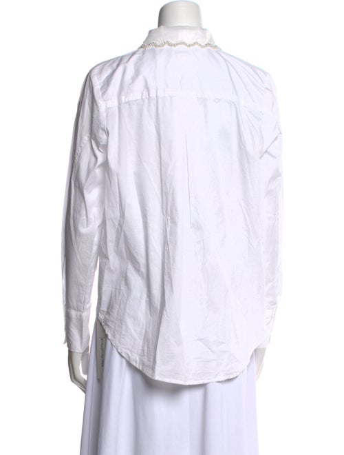 Jason Wu Long Sleeve Button-Up Top