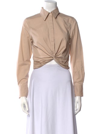 Jason Wu Long Sleeve Crop Top