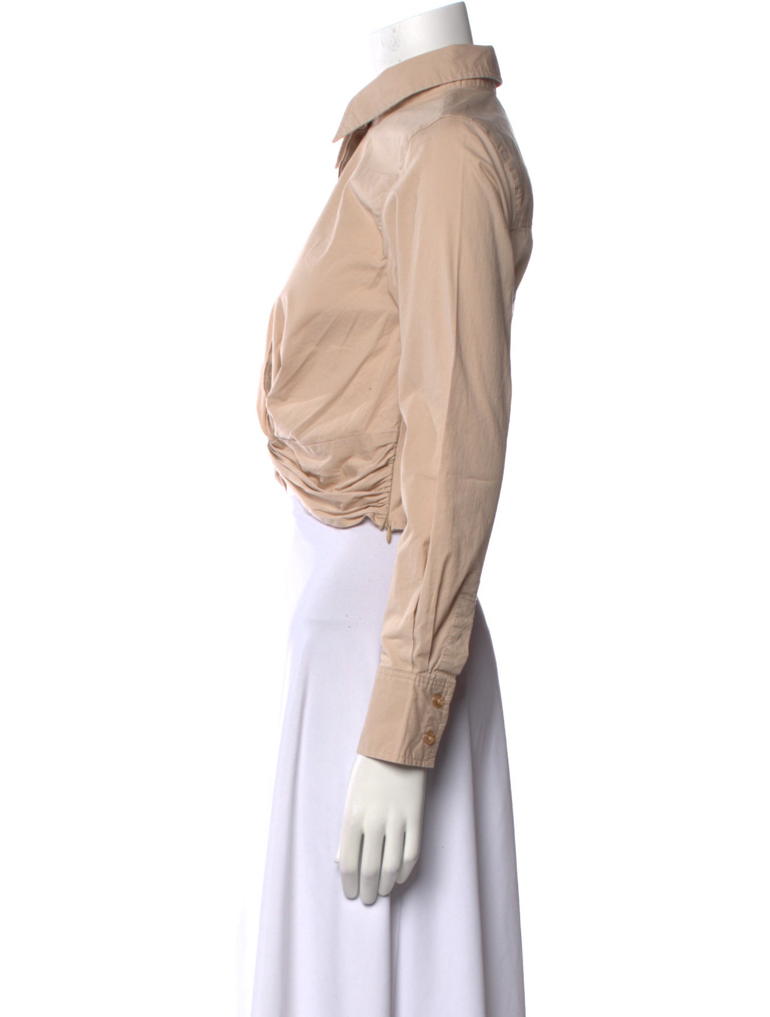 Jason Wu Long Sleeve Crop Top