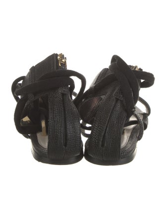 Jason Wu Suede Gladiator Sandals