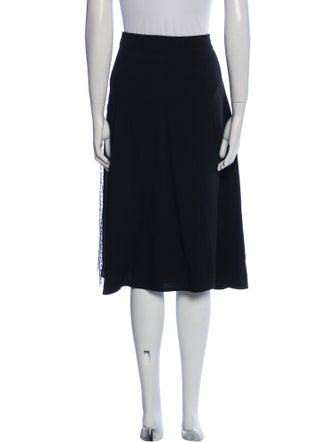 Jason Wu Mesh Accents Knee-Length Skirt