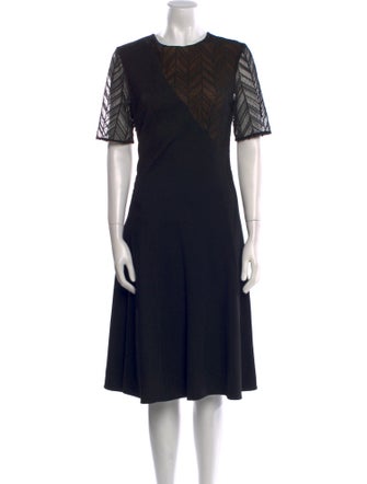 Jason Wu Crew Neck Midi Length Dress