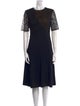 Jason Wu Crew Neck Midi Length Dress