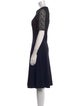 Jason Wu Crew Neck Midi Length Dress