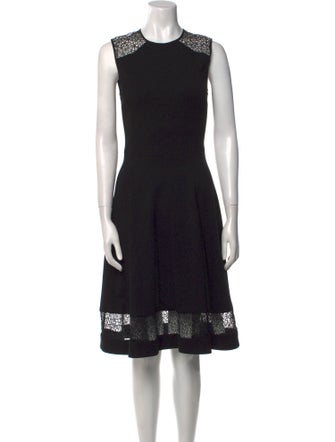 Jason Wu Lace Pattern Midi Length Dress