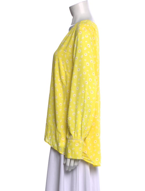 Jason Wu Floral Print V-Neck Blouse