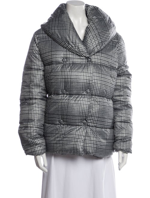 Jason Wu Plaid Print Faux Fur Jacket