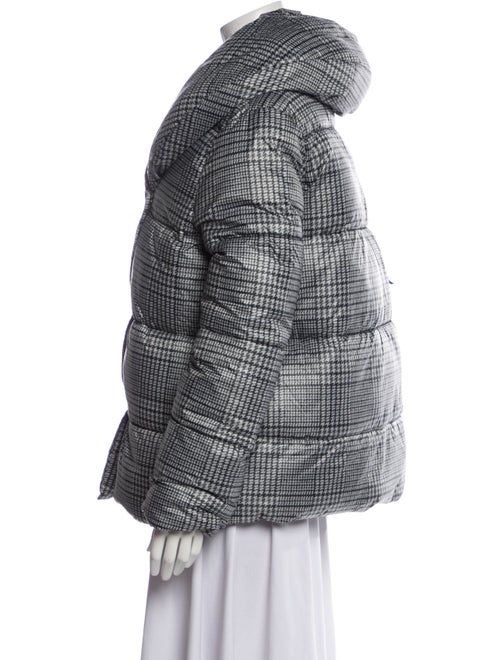 Jason Wu Plaid Print Faux Fur Jacket