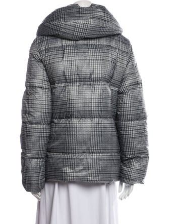 Jason Wu Plaid Print Faux Fur Jacket