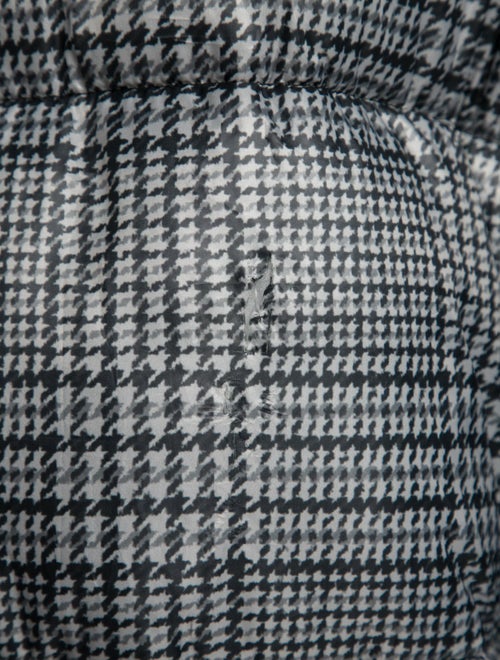 Jason Wu Plaid Print Faux Fur Jacket