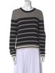 Jason Wu Striped Crew Neck Sweater