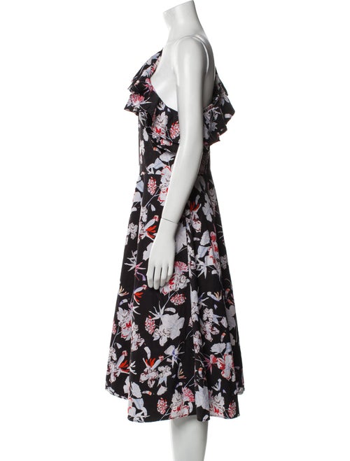 Jason Wu Floral Print Midi Length Dress