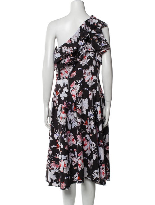 Jason Wu Floral Print Midi Length Dress