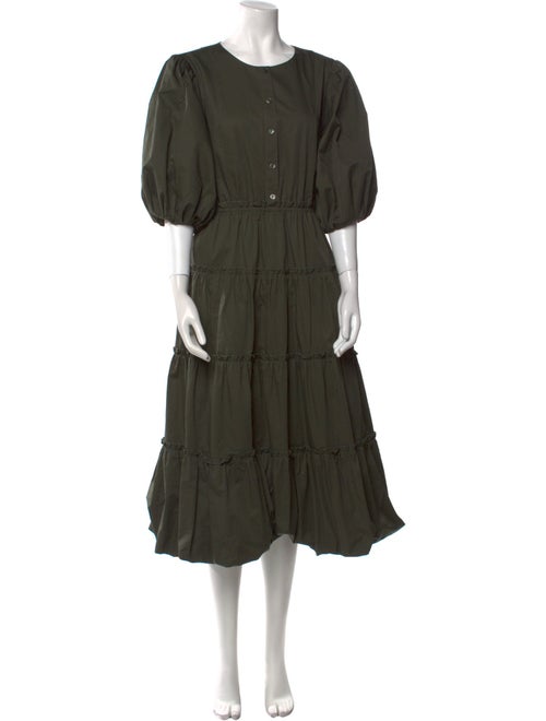 Jason Wu Crew Neck Midi Length Dress