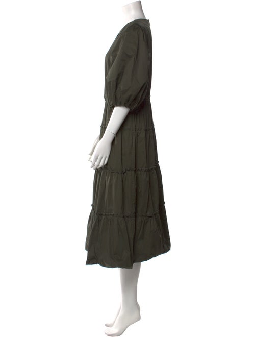 Jason Wu Crew Neck Midi Length Dress