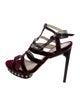 Jason Wu Velvet Gladiator Sandals