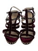 Jason Wu Velvet Gladiator Sandals