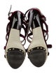 Jason Wu Velvet Gladiator Sandals