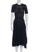 Jason Wu Crew Neck Midi Length Dress