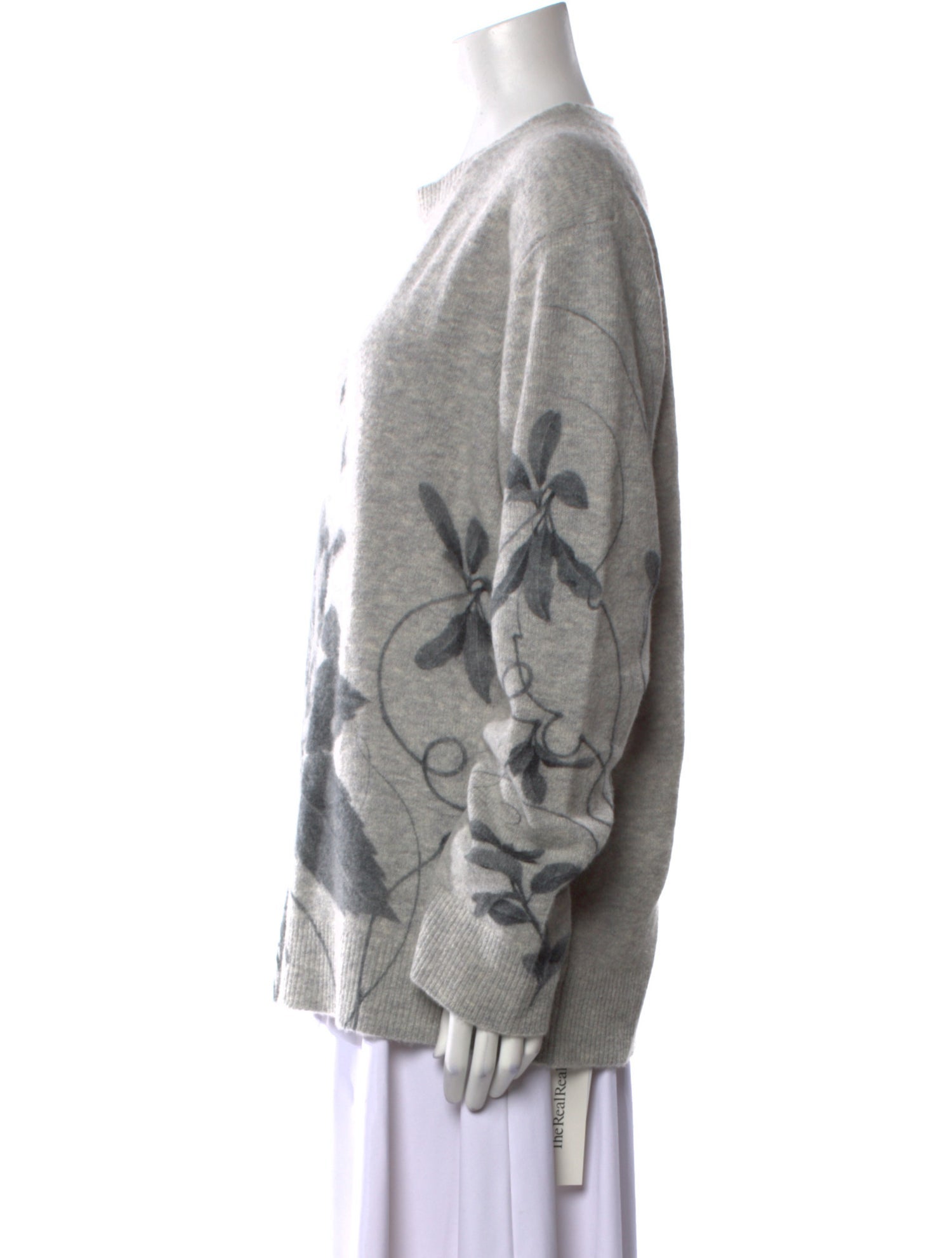 Jason Wu Cashmere Printed Sweater