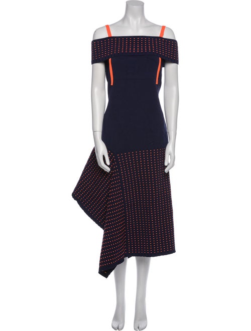 Jason Wu Polka Dot Print Long Dress