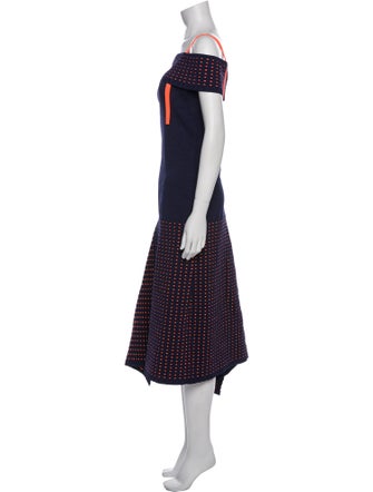 Jason Wu Polka Dot Print Long Dress