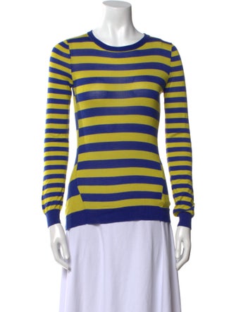 Jason Wu Silk Striped T-Shirt