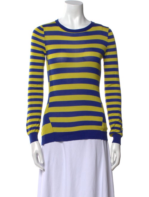 Jason Wu Silk Striped T-Shirt