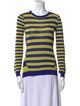 Jason Wu Silk Striped T-Shirt