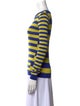 Jason Wu Silk Striped T-Shirt