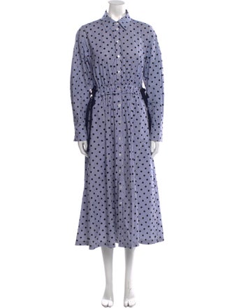 Jason Wu Polka Dot Print Long Dress