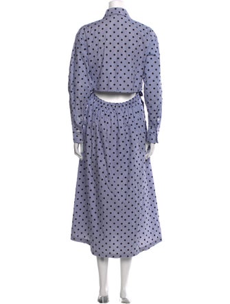 Jason Wu Polka Dot Print Long Dress