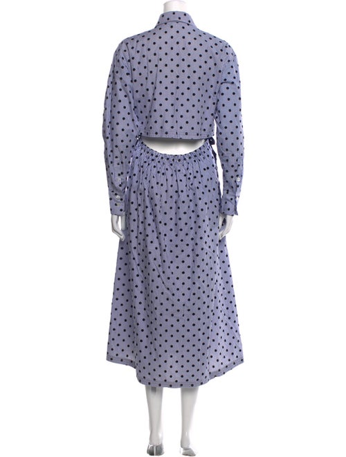 Jason Wu Polka Dot Print Long Dress
