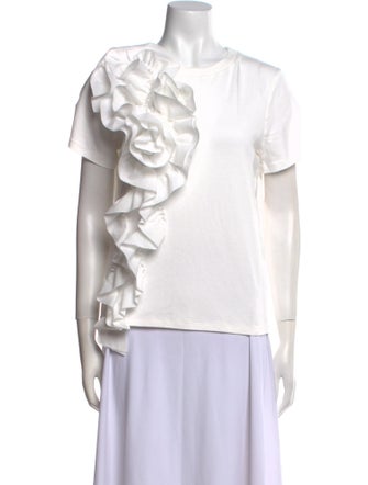 Jason Wu Crew Neck Short Sleeve Blouse