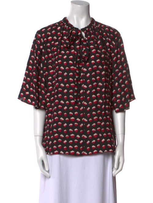 Jason Wu Silk Printed Blouse