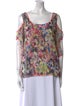 Jason Wu Silk Floral Print Blouse