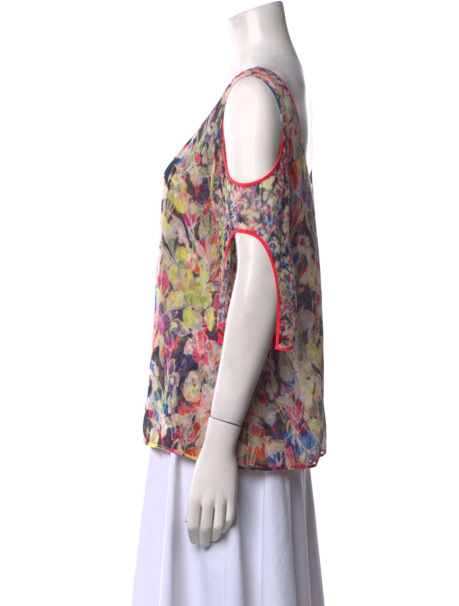 Jason Wu Silk Floral Print Blouse